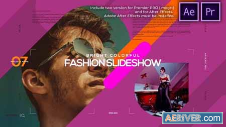 Videohive Bright Colorful Fashion Slideshow 30975120 Free
