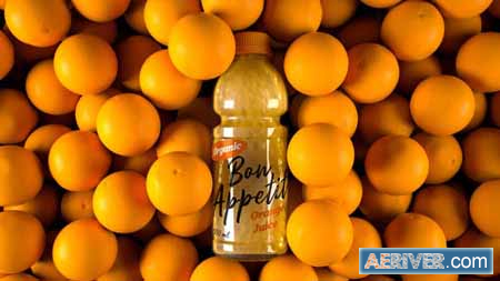 Download Videohive Orange Juice Bottle Label Mockup 4K 30169025 Free