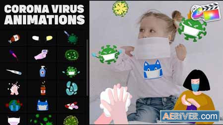 Videohive Corona Virus Hand-Drawn Animations for FCPX 34868029 Free