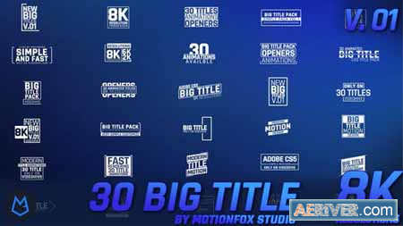 Videohive Big Title Animation 8K  23079044 Free
