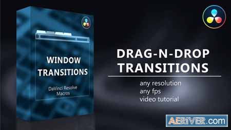 Videohive Window Transitions for DaVinci Resolve 35167981 Free