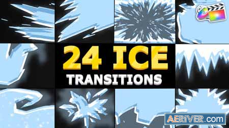 Videohive Ice Transitions for FCPX 35391617 Free