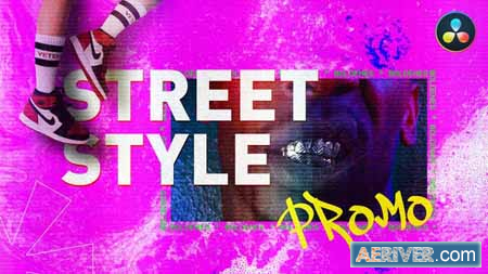 Videohive Street Style Promo For DaVinci Resolve 35593123 Free