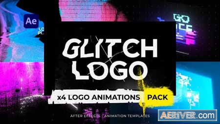 Videohive Glitch Logos Intro Pack 36260957 Free