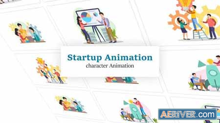 Videohive Startup Character Scene Animation Pack 36044995 Free