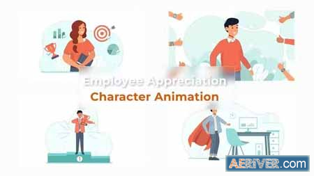 Videohive Employee Appreciation Character Animation Scene Pack 37070993 Free