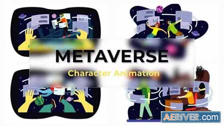 Videohive Metaverse Character Animation Scene Pack 37070356 Free