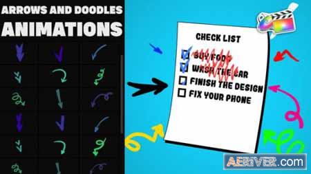 Videohive Arrows And Doodles Animations for FCPX 37740142 Free