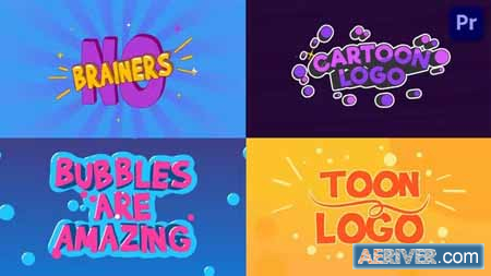 Videohive Cartoon Logo Text animations [Premiere Pro] 37639834 Free