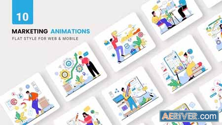 Videohive Business Animations – Flat Concept 38315951 Free