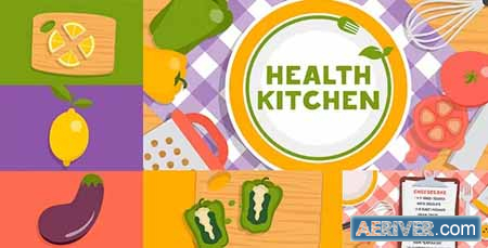 Videohive Health Kitchen. TV Show Pack 11265745 Free