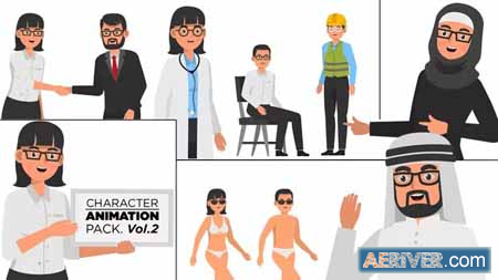 Videohive Character Animation Pack Vol2 23749871 Free