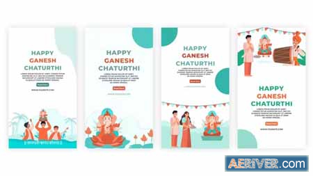 Videohive Happy Ganesh Chaturthi Instagram Story 39083809 Free