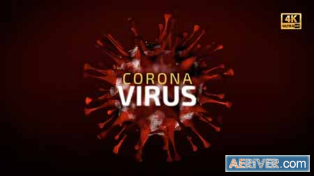 Videohive Corona Virus Titles CovID Loop 4K 26065613 Free
