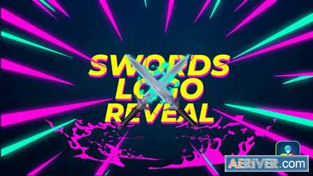 Videohive Swords Fight Gaming Logo Reveal 43488311