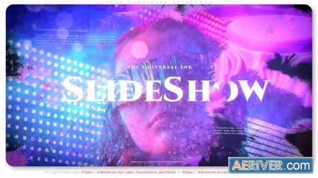 Videohive Neon Particles Slideshow 44779079 Free